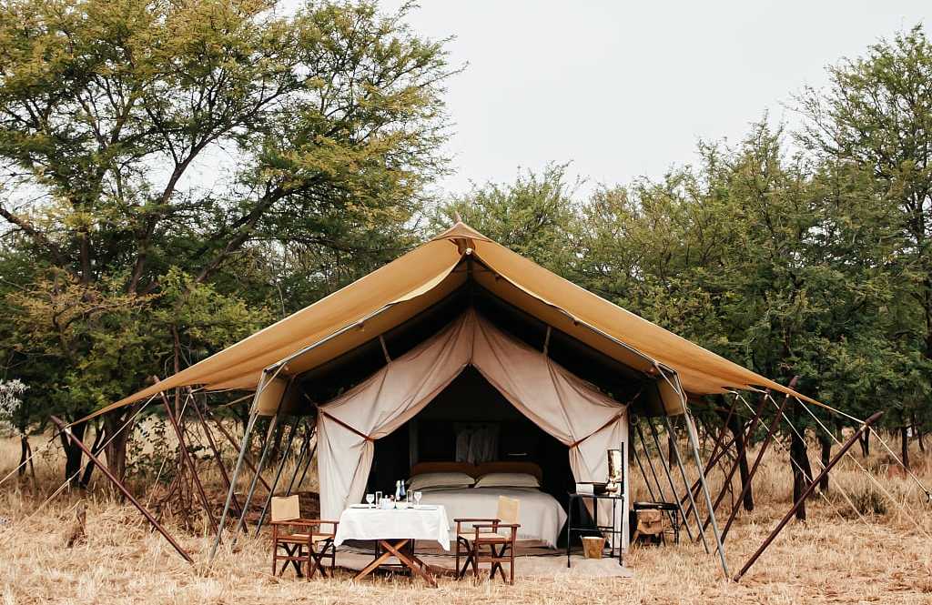 mobile camps in East Africa