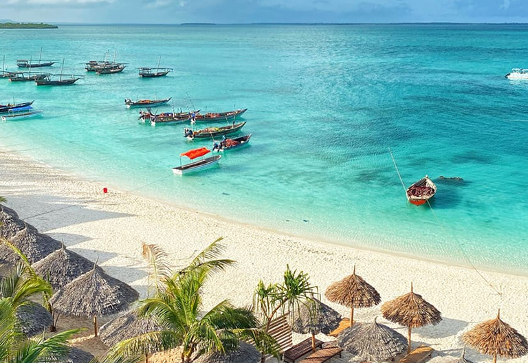 Beach after safari Zanzibar