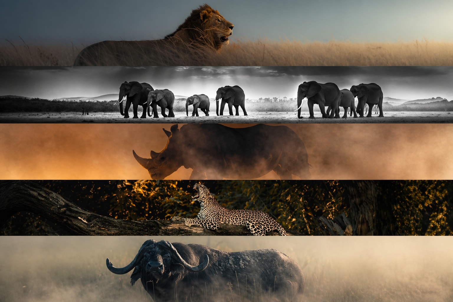 Complete Big Five in a Compact Area