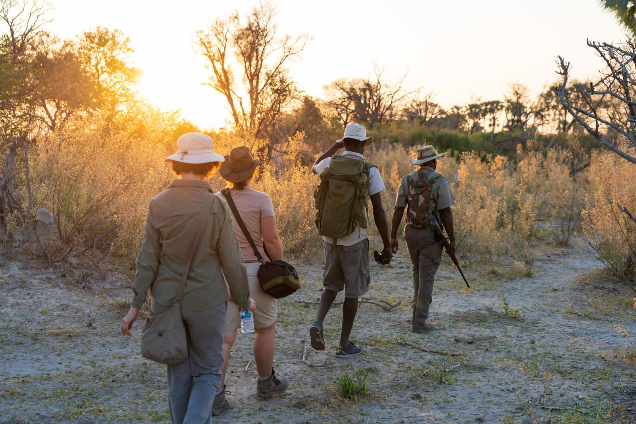walking safari with guides
