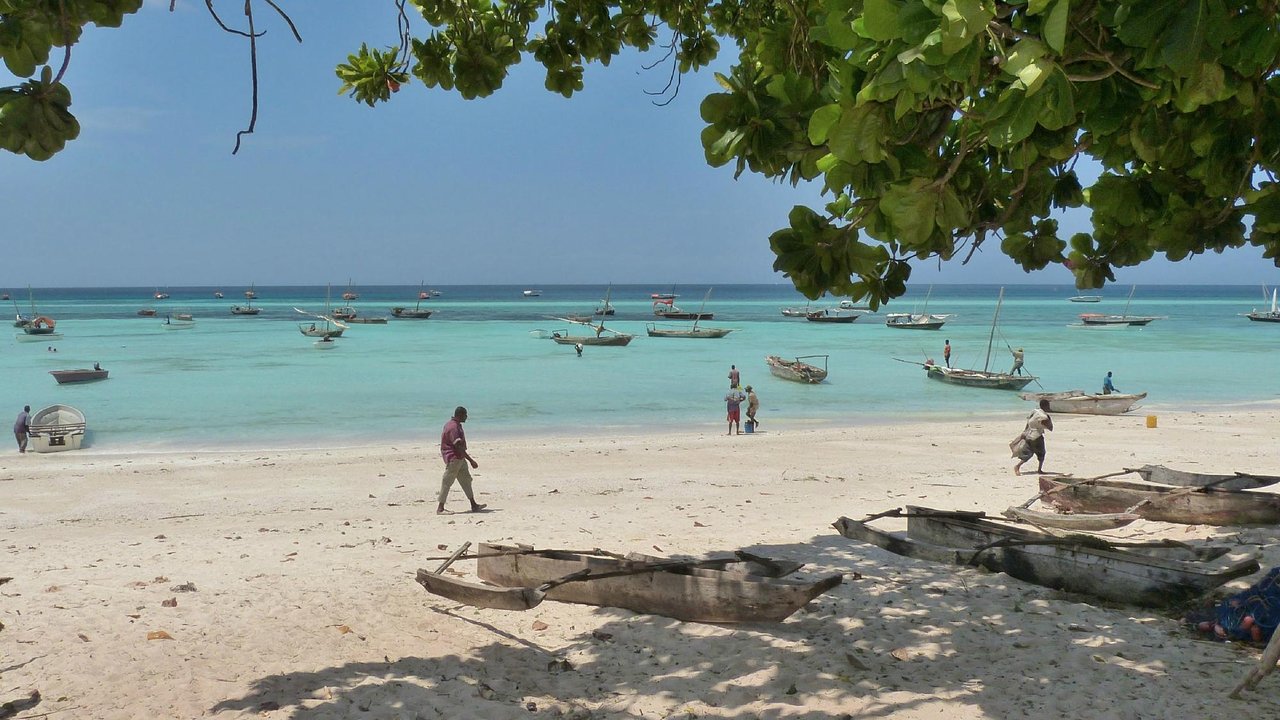 Kizimkazi beach in Zanzibar