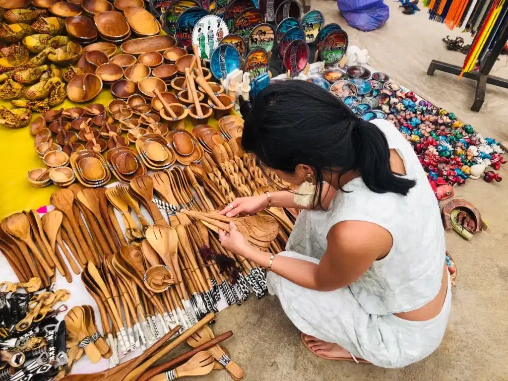Masai market in Kenya