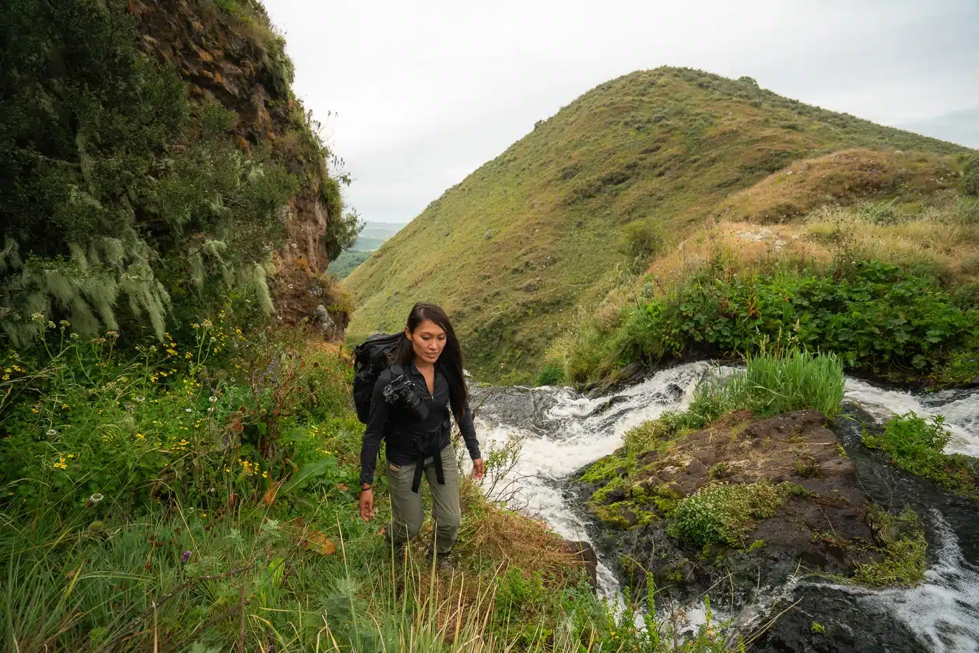 Olmoti Crater: Ngorongoro's Waterfall Crater Trail 2 The Munge Waterfall
